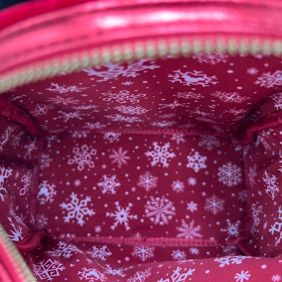 Loungefly Santa Mickey Mouse Mini Backpack - Picture 6 of 7